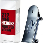 Carolina Herrera 212 Men Heroes Forever Young Men Perfume 3.0oz 90ML EAU DE TOILETTE SPRAY