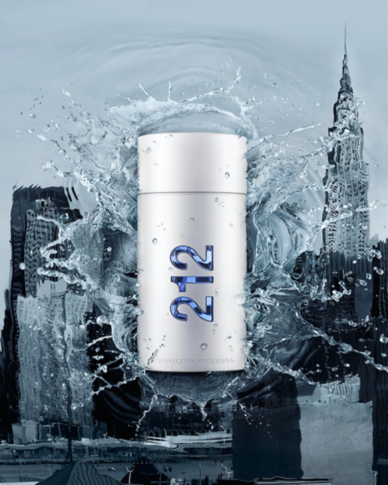 Carolina Herrera 212 Men NYC Men Perfume 6.0oz 200ml 3.4oz 100ml EAU DE TOILETTE SPRAY