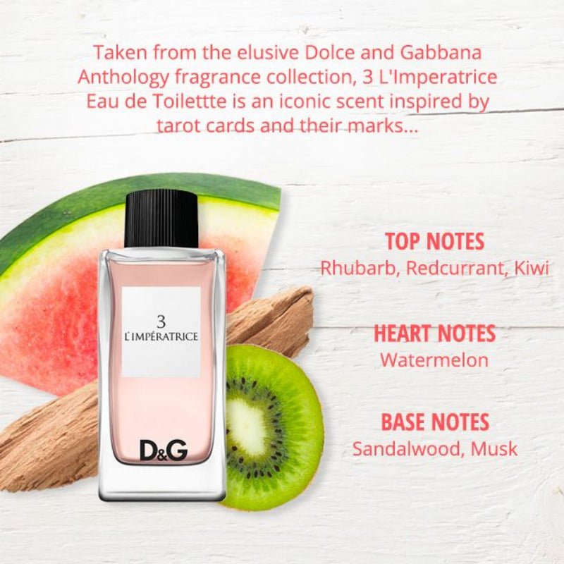 Dolce & Gabbana 3 L'Imperatrice Women Perfume 3.4oz 100ml EAU DE TOILETTE SPRAY
