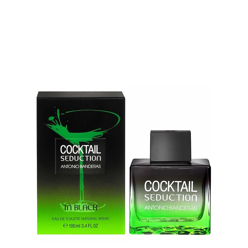 Cocktail Seduction in Black EDT For Men by Antonio Banderas 100ml