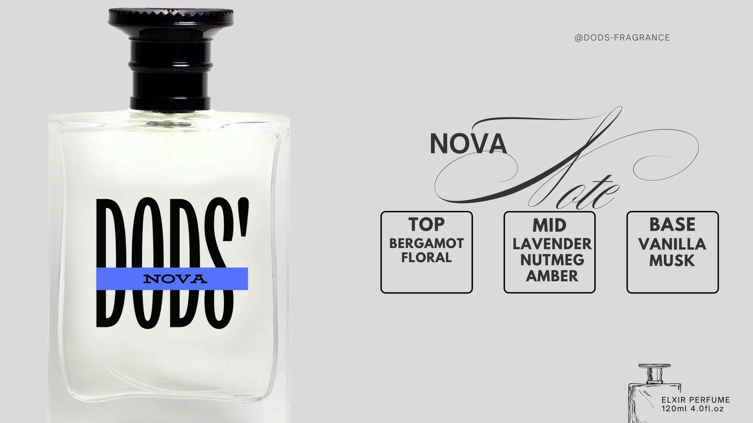 DODS’ Nova Elixir Perfume Eau de Parfum 120ml