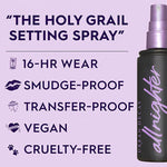Urban Decay All Nighter Makeup Setting Spray, Finishing Sprays Clear 4.0oz 118ml