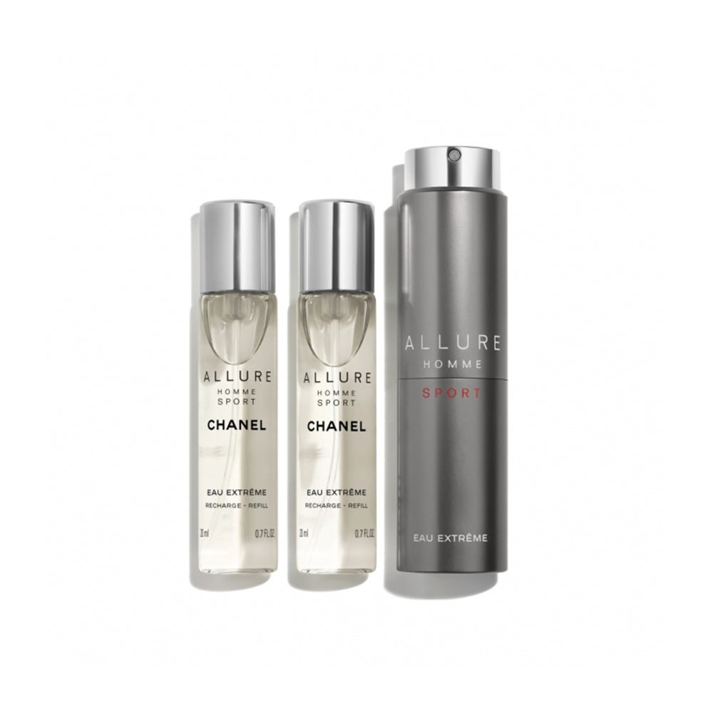 Chanel Allure Homme Sport Extreme EDT Twist & Spray Perfume 3 X 20ml EAU DE TOILETTE SPRAY