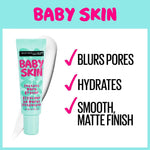 Maybelline Baby Skin Instant Pore Eraser Face Primer 0.74oz 22ml Clear, Smooth Matte Finish