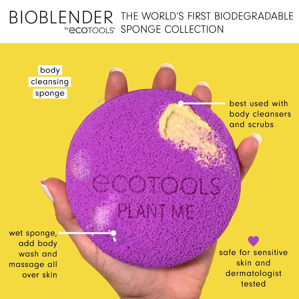 Ecotools Bio Blender Body Clean Makeup Sponges Tools