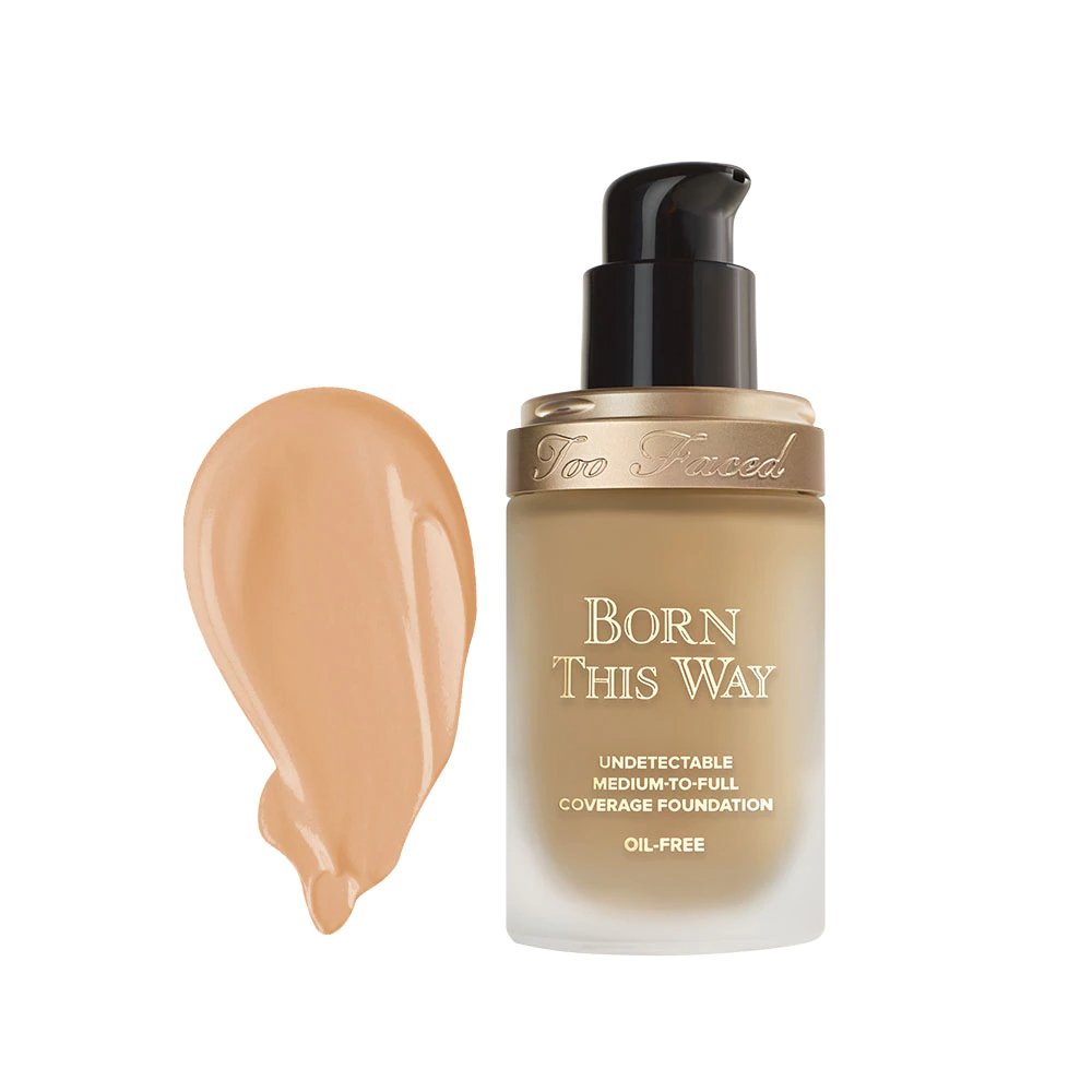 Too Faced Born This Way Foundation 30ml, Matte Finish Liquid, Medium to Full Coverage #color_Light Beige BTW