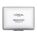 L'Oreal Paris Brow Artist Genius Kit 3.5g, Eyebrow Color Kit, Tweezers Wax and Angled Spooley Brush
