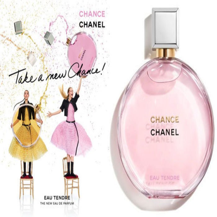 Chanel Chance Eau Tendre Women Perfume 3.4oz 100ml EAU DE PARFUM SPRAY