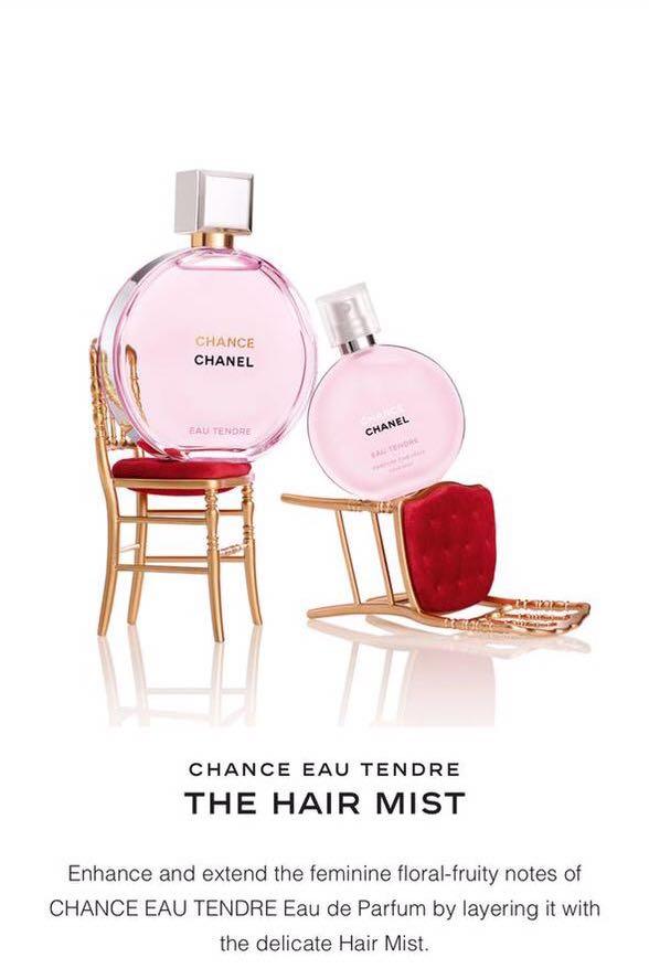 Chanel Chance Eau Tendre Hair Mist Hair Perfume 1.2oz 35ml