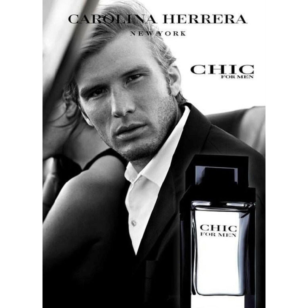 Carolina Herrera Chic Men Perfume 3.4oz 100ml EAU DE TOILETTE SPRAY