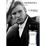 Carolina Herrera Chic Men Perfume 3.4oz 100ml EAU DE TOILETTE SPRAY