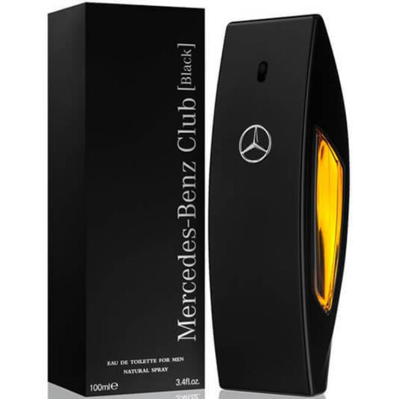 Mercedes Benz Club Black Men Perfume 3.4oz 100ml EAU DE TOILETTE SPRAY