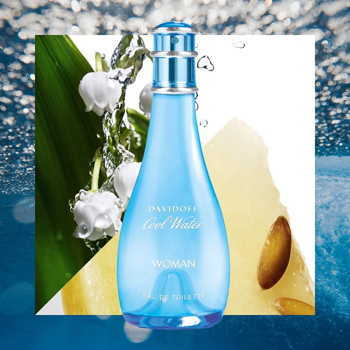 Davidoff Cool Water Women Perfume 3.4oz 100ml EAU DE TOILETTE SPRAY