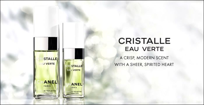 Chanel Cristalle Eau Verte Women Perfume 3.4oz 100ml EAU DE TOILETTE SPRAY