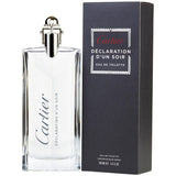 Cartier Declaration D'Un Soir Men Perfume 3.4oz 100ml EAU DE TOILETTE SPRAY