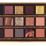 Huda Beauty Empowered Eye Shadow Palette 0.3oz 4.3g, Rich Golds, Coppers, Browns, Neutrals