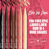 NYX Epic Ink Liner Waterproof 1ml, Intensely pigmented, Liquid Eyeliner Pen #color_Black