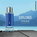 Mont Blanc Explorer Ultra Blue Men Perfume 3.3oz 100ml EAU DE PARFUM SPRAY