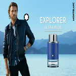 Mont Blanc Explorer Ultra Blue Men Perfume 3.3oz 100ml EAU DE PARFUM SPRAY