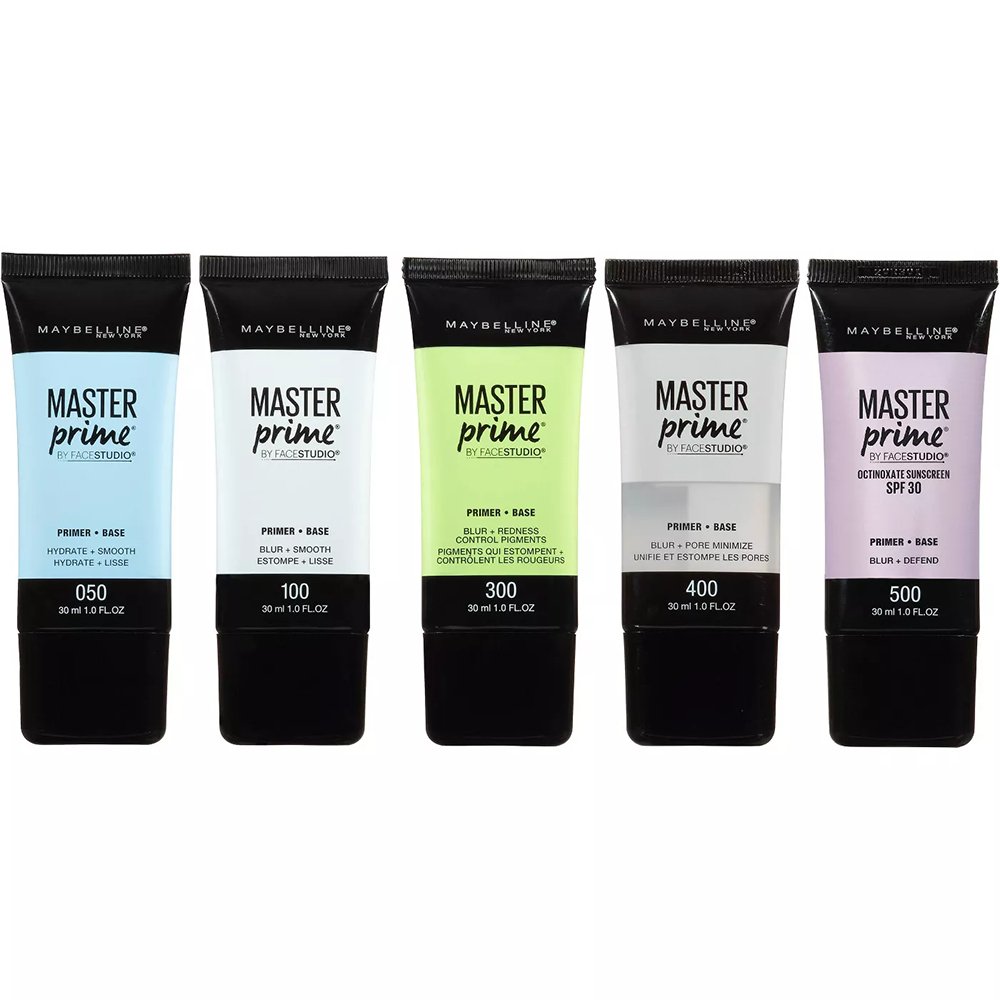Maybelline Facestudio Master Makeup Face Primer 300 Blur + Redness 1.0oz 30ml