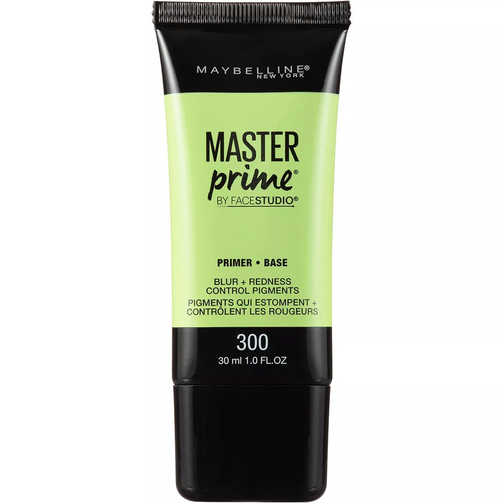 Maybelline Facestudio Master Makeup Face Primer 300 Blur + Redness 1.0oz 30ml