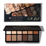 L.A. Girl Fanatic Eyeshadow Palette 12 x 1g, 12 Color, Highly Pigmented Formula #color_GES418 The Nudist