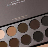 Kara Beauty First Impressions Eyebrow Palette Professional Palette 15g 12 Colors #color_EB15