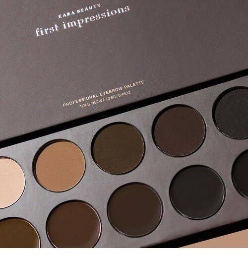Kara Beauty First Impressions Eyebrow Palette Professional Palette 15g 12 Colors #color_EB15