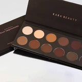 Kara Beauty First Impressions Eyebrow Palette Professional Palette 15g 12 Colors #color_EB15