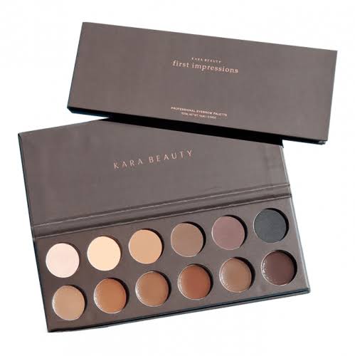 Kara Beauty First Impressions Eyebrow Palette Professional Palette 15g 12 Colors #color_EB15