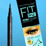 Maybelline Fit Me Flying Eyeliner Exquisite Girl 0.1oz 3g, Long Lasting, Highly Pigmented