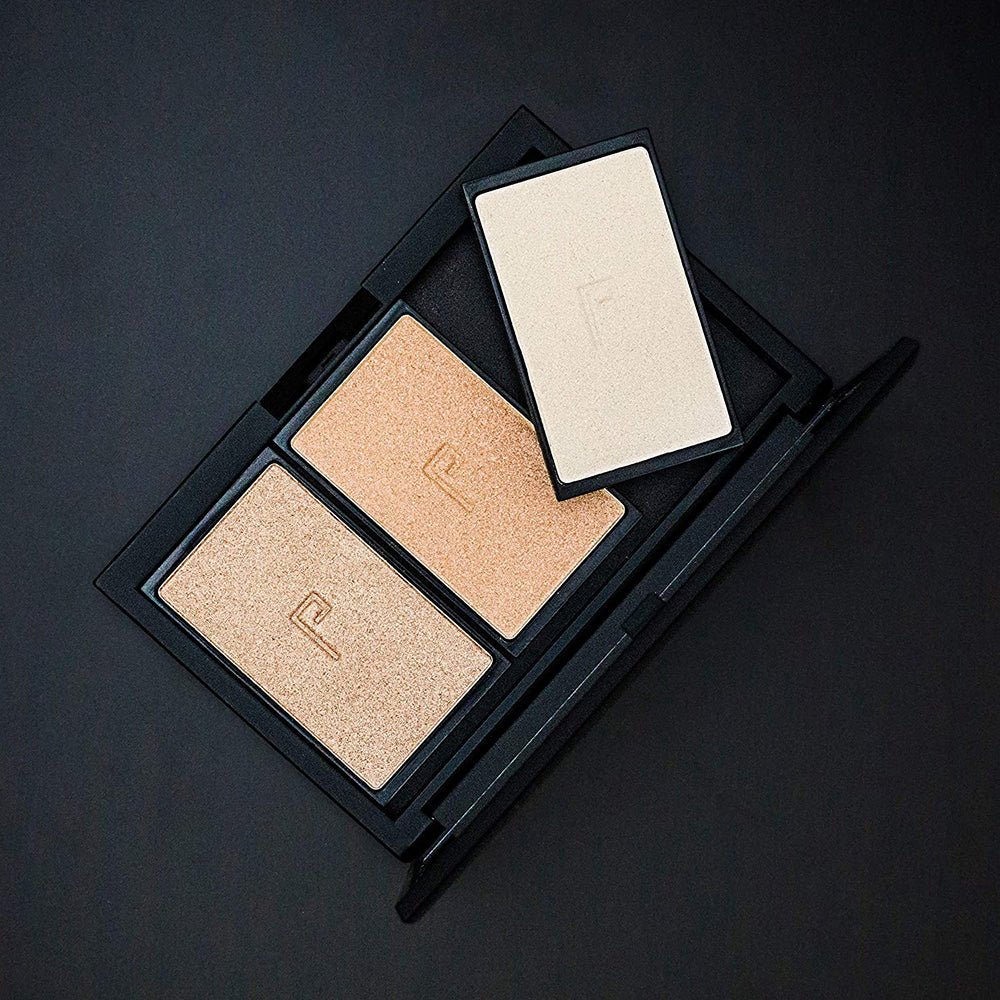 Doucce Freematic Highlighter Pro Palette Highlighters Glow Effect Highlight or a Deeper Bronzy Finish 0.26oz 7 G