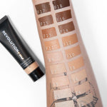 Revolution Full Cover Foundation, Smooth, Complete Coverage, Oily or Dry Skin