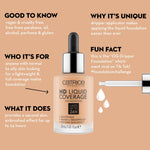 Catrice HD Liquid Coverage Foundation Velvety-Patte, Perfect Complexion