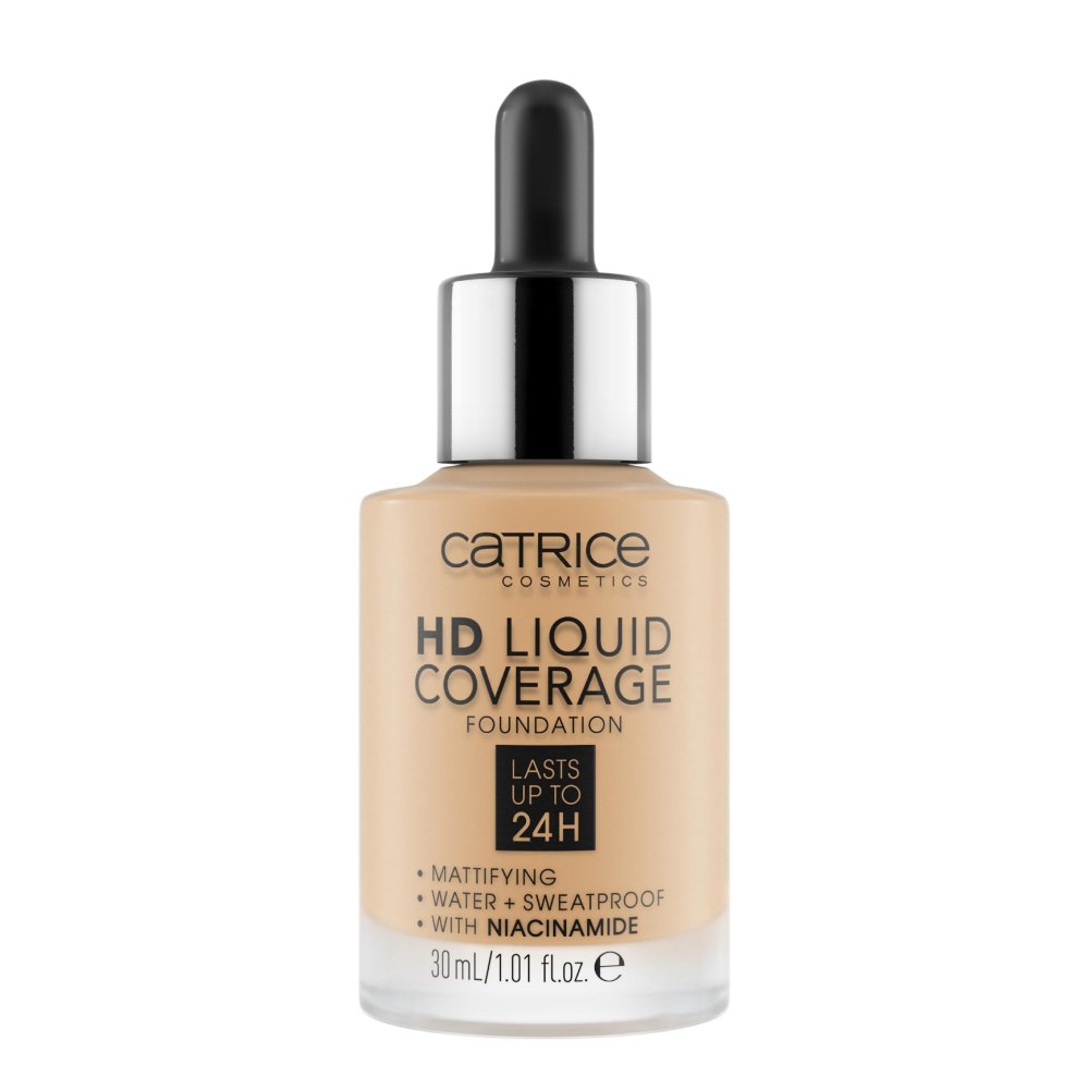 Catrice HD Liquid Coverage Foundation Velvety-Patte, Perfect Complexion #color_036 Hazelnut Beige
