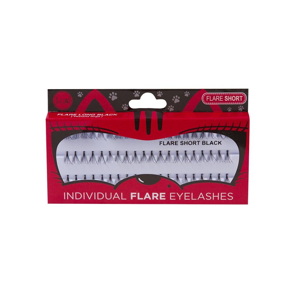 J.CAT Individual Flare Lashes False Eyelashes Flare-Long