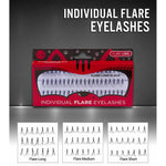 J.CAT Individual Flare Lashes False Eyelashes Flare-Long