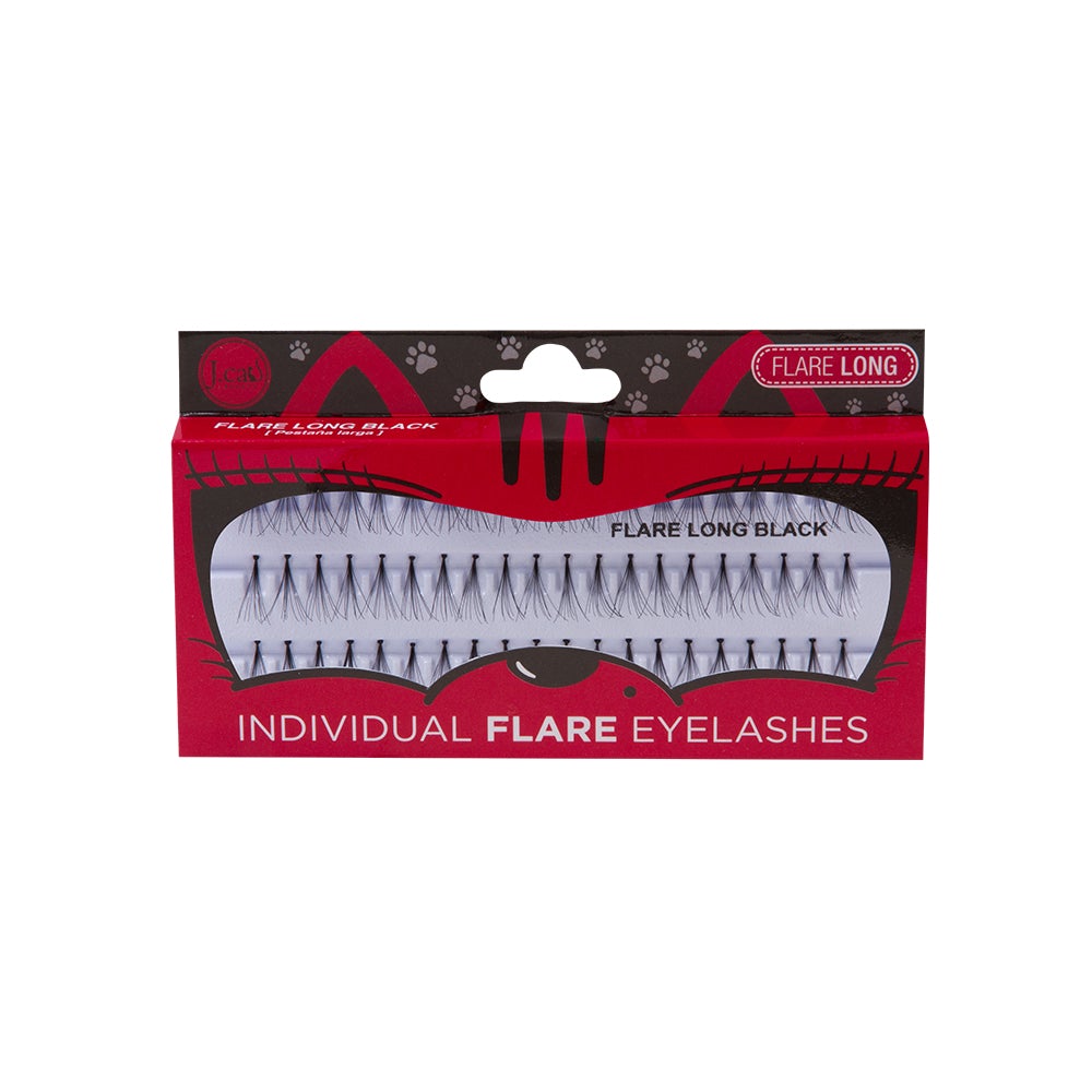 J.CAT Individual Flare Lashes False Eyelashes Flare-Long