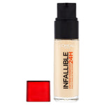 L'Oreal Paris Infallible 24H Liquid Foundation 30ml, Hydrating, Waterproof, Full Coverage Base #color_015 Porcelain