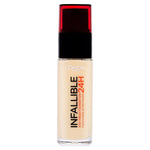 L'Oreal Paris Infallible 24H Liquid Foundation 30ml, Hydrating, Waterproof, Full Coverage Base #color_015 Porcelain