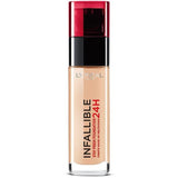 L'Oreal Paris Infallible 24H Liquid Foundation 30ml, Hydrating, Waterproof, Full Coverage Base #color_120 Vanilla