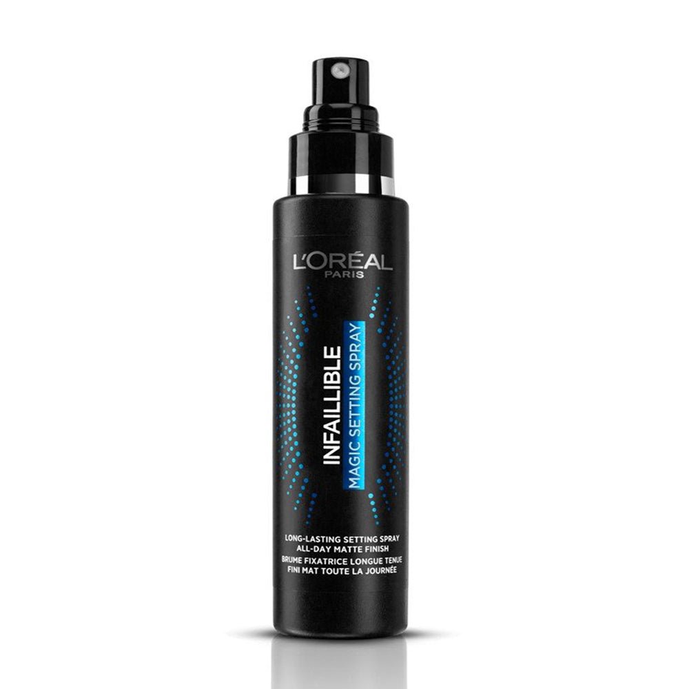 L'Oreal Paris Infallible Magic Setting Spray Makeup Finishing Sprays 2.7oz 80ml, Mattifies and Controls Oil