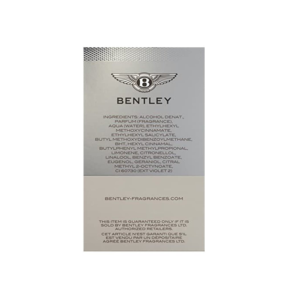 Bentley Infinite Men Perfume 3.4oz 100ml EAU DE PARFUM SPRAY