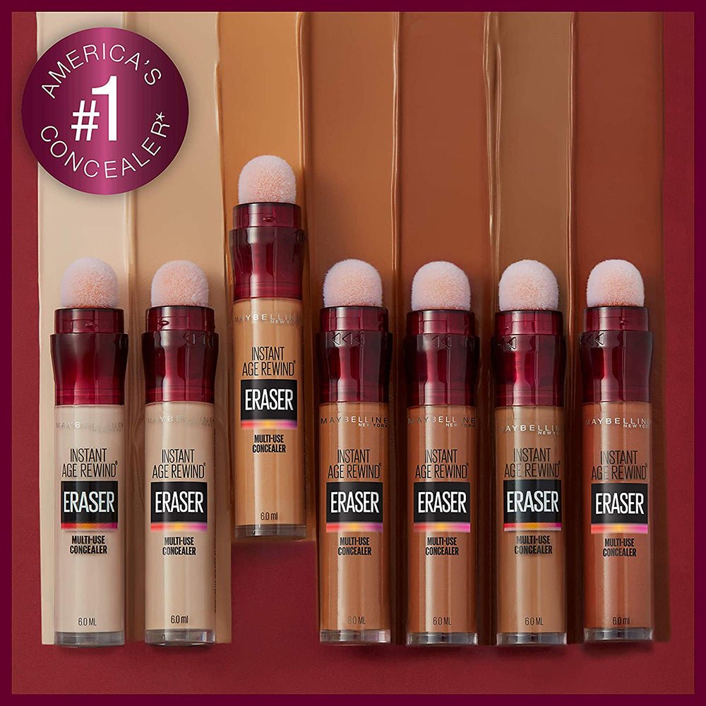Maybelline Instant Age Rewind Eraser Dark Circles Concealer 6ml, Hydrate, Conceal, Contour and Correct