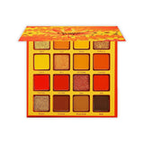Kara Beauty Eyeshadow Palette 12.8g, 16 Colors Matte and Shimmer #color_Orange Pop ES087