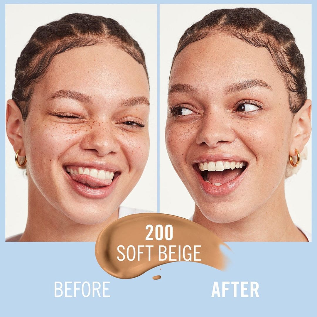 Rimmel Kind & Free Moisturising Skin Tint Foundation 30ml, Lightweight, Sheer Formula #color_.200 Soft Beige