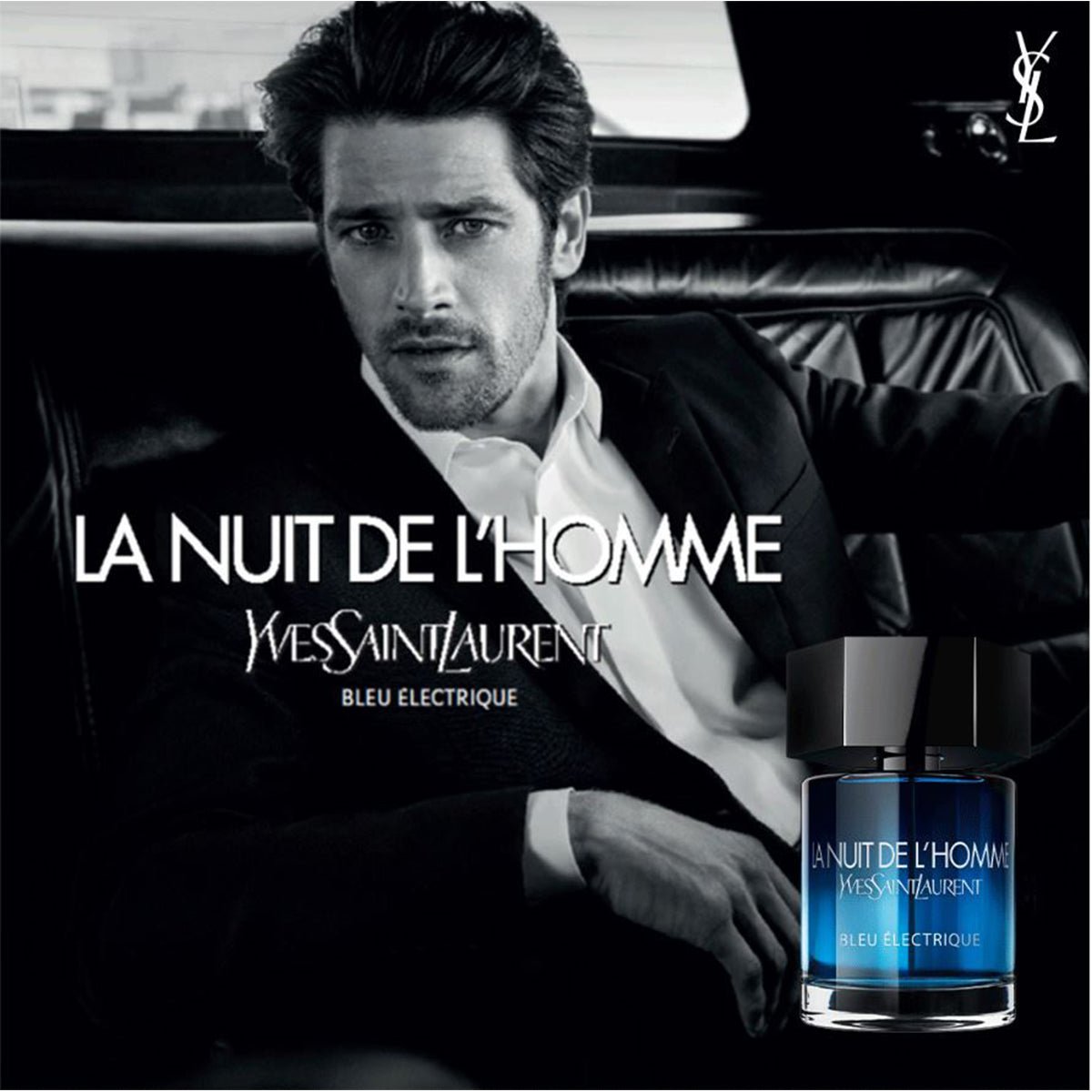 Yves Saint Laurent La Nuit De L'Homme Eau Electrique Men Perfume 3.4oz 100ml EAU DE TOILETTE SPRAY