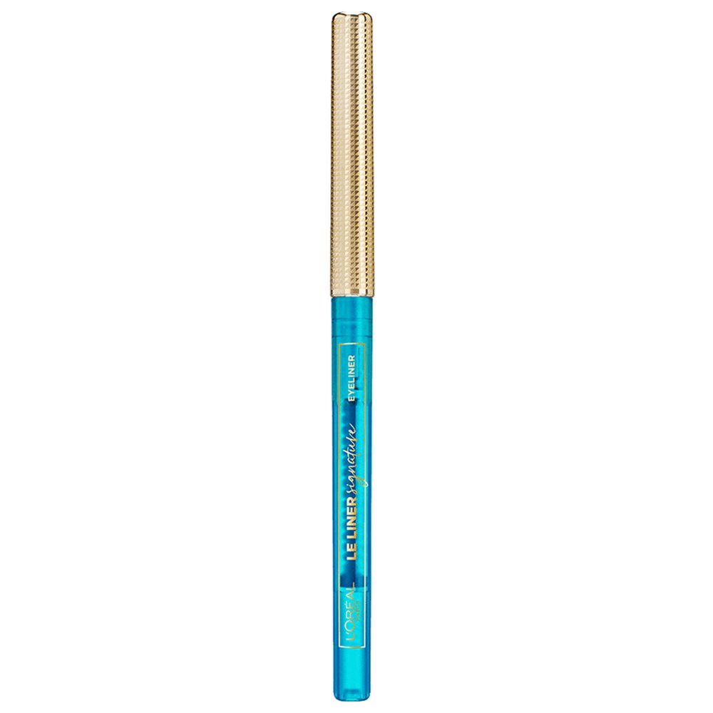 L'Oreal Paris Le Liner Signature Eyeliner, Smudge-Resistant, Waterproof Formula #color_09 Turquoise Faux Fur
