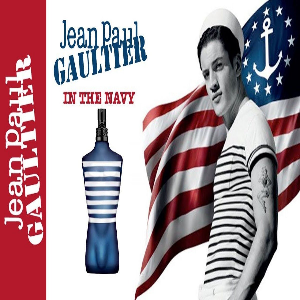 Jean Paul Gaultier Le Male In The Navy Men Perfume 4.2oz 125ml 6.8oz 200ml EAU DE TOILETTE SPRAY