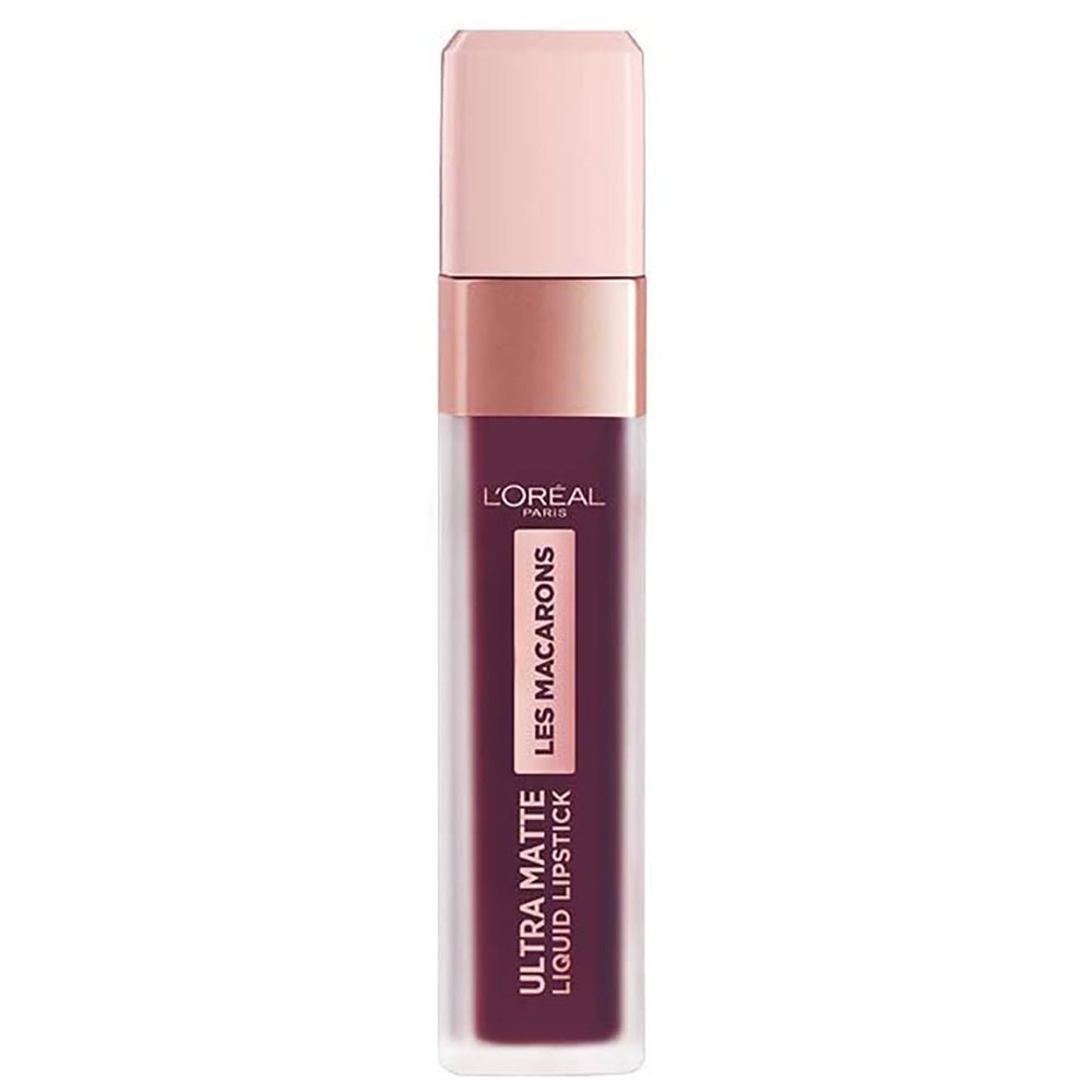 L'Oreal Paris Les Chocolats Ultra Matte Liquid Lipstick 7.6ml, Melt-proof, Longwear Formula #color_830 Blackcurrant Crush